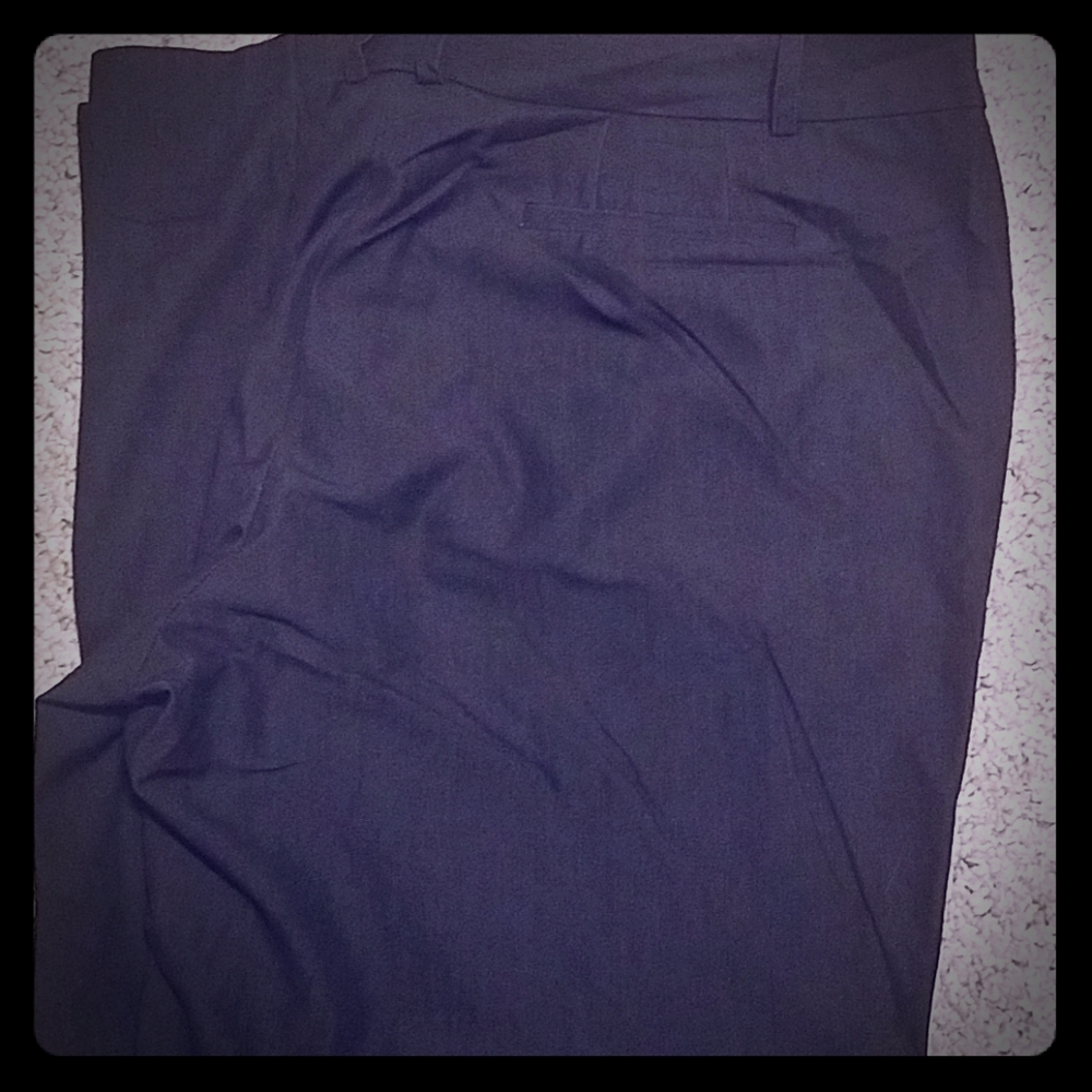 Avenue Dark Gray Dress Pants